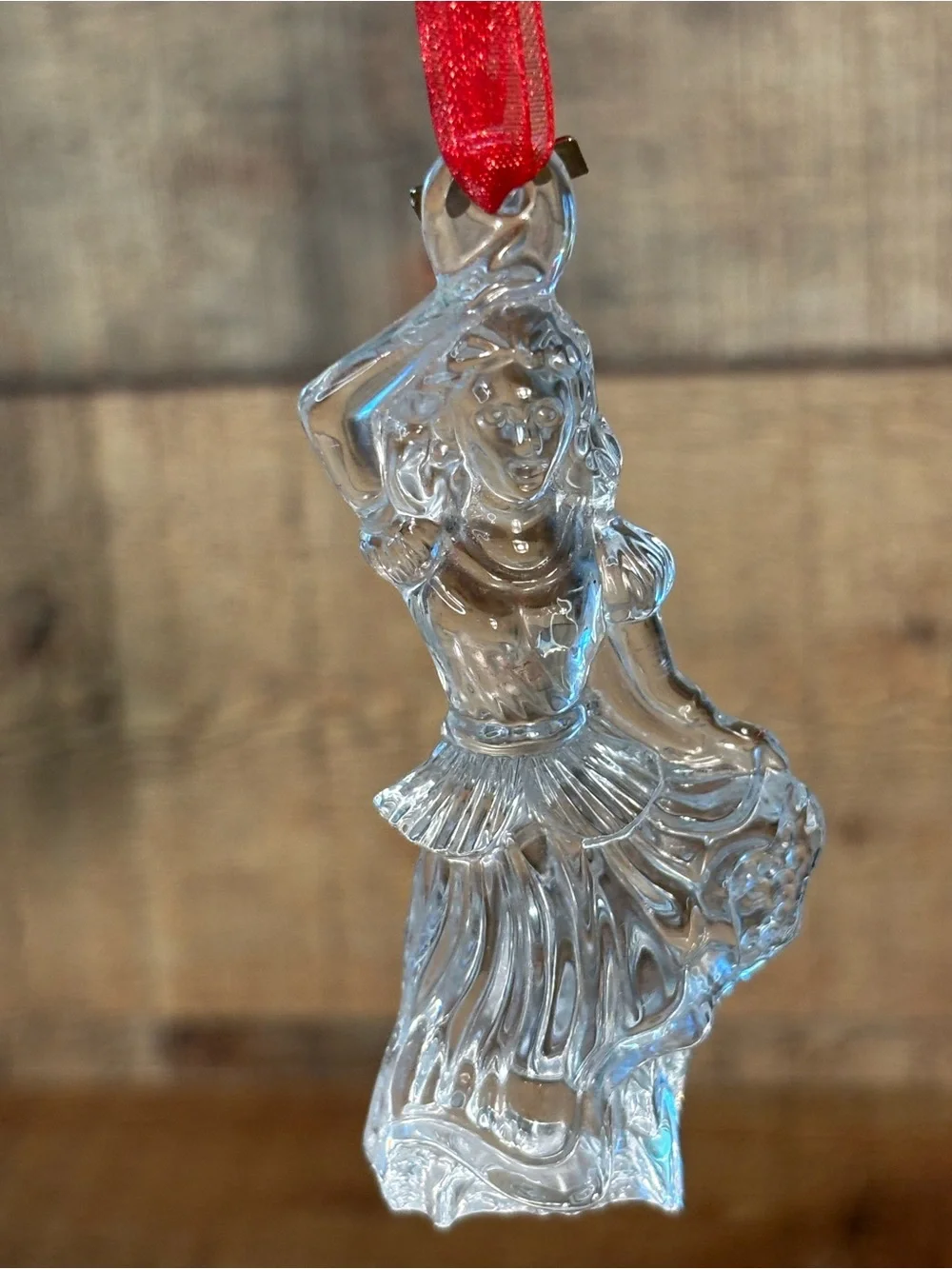 Waterford Crystal 12 Days of Christmas Ornament 9 Ladies Dancing 2003 W/Box